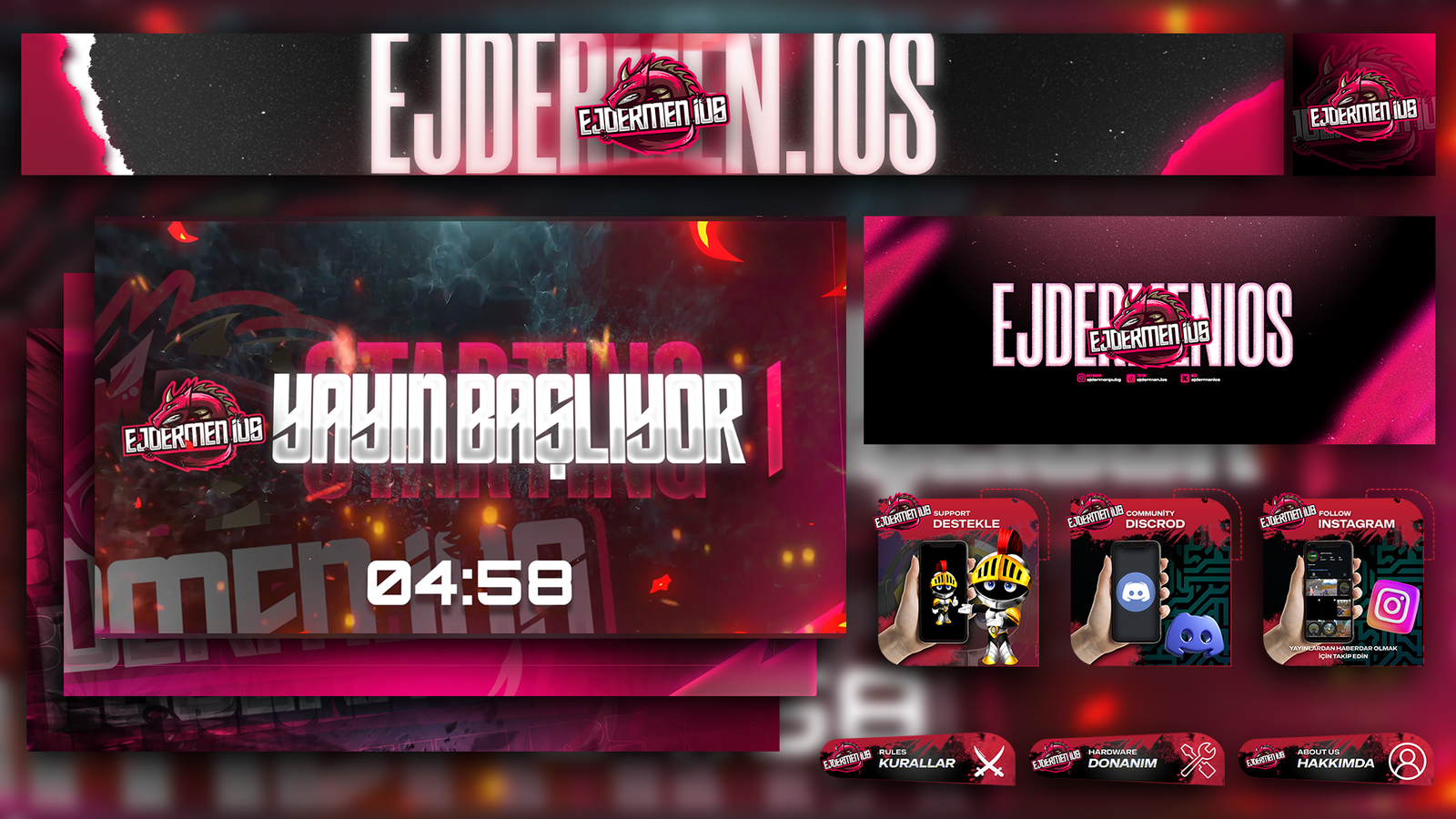 ERJDEMEN IOS STREAMER PACK
